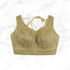 KIARA | GOLD FANCY STONEWORK STRIPE TRIM  BLOUSE