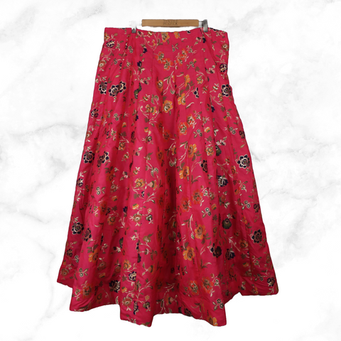 Aditi YELLOW Floral Brocade Lengha Skirt
