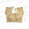 SONA | Gold Banarsi Blouse