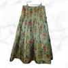 Kavya Sage Green Floral Brocade Lengha Skirt