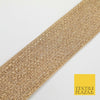 Gold Glitter Sparkle Lines Trimming Border Ribbon Indian Ethnic Trim Lace X279