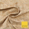 GOLD Luxury Abstract Metallic Weave Textured Brocade Jacquard Dress Fabric 1675