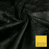 Black Floral Rose Bunch Brocade Dress Fabric Metallic Woven Fancy 58