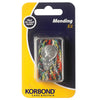 KORBOND 26 Piece Mending Kit - 24 Multicolour Threads Needle Threaders 110492