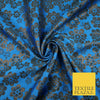 3 COLOURS - Ornate Floral Metallic Textured Brocade Jacquard Dress Fabric 58