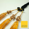 MANGO YELLOW Knot Parandi Paranda Indian Tassels Mehndi Jago Hair Braid PR512