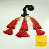 RED Knot Parandi Paranda Indian Punjabi Tassels Mehndi Jago Hair Braid PR508