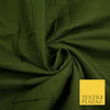 ARMY GREEN - Full Voile 100% COTTON RUBIA Fabric Turban Sikh Dastaar Pagh Patka 3M - 5M - 6M - 7M 8145