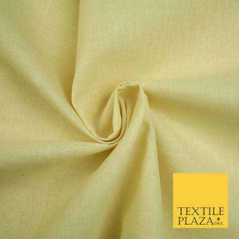 CITRIC YELLOW - Full Voile 100% COTTON RUBIA Fabric Turban Sikh Dastaar Pagh Patka 3M - 5M - 6M - 7M 8074