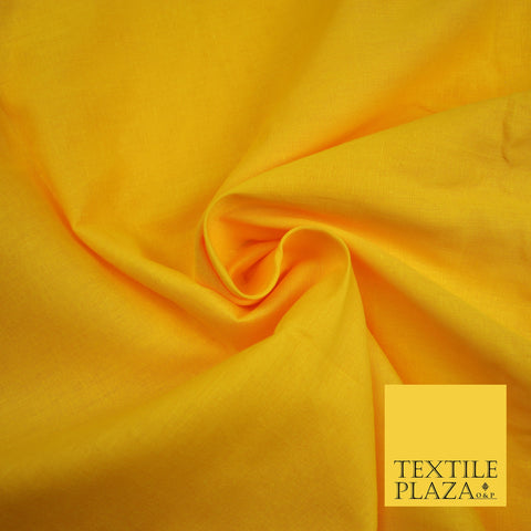 MANGO YELLOW - Full Voile 100% COTTON RUBIA Fabric Turban Sikh Dastaar Pagh Patka 3M - 5M - 6M - 7M 8176