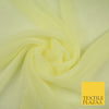 BUTTERCREAM Premium Plain Dyed Chiffon Fine Soft Georgette Sheer Dress Fabric 8277