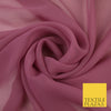 DUSTY LAVENDER Premium Plain Dyed Chiffon Fine Soft Georgette Sheer Dress Fabric 8328