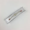 Wavy Metal Flower Diamonte Stones Rakhi - R102