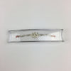 Wavy Metal Flower Diamonte Stones Rakhi - R102