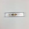 Single Bow Shaped Multicolour Stone With Pearls Rakhi - R103