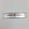 Single Red Thread Gold Cross Shaped Rakhi With Pearls -R106
