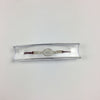 Single Oval Shaped Silver Diamonte Stoned Rakhi - R107