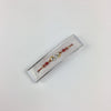 Single Diamond Shaped Silver Stoned Rakhi With Red Beads - R108