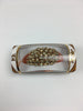 Dozen Rakhis With Orange Thread And Gold Beading - R117