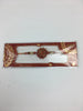 Single Red And Gold fabric Ik Onkar Rakhi With Orange Thread - R118