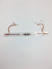 Single Square Shaped Diamonte Rakhi With Multicolour Beads And Pearls - R122