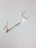 Single Cross Shaped Rakhi With Multicolour Beads And Pearls - R123