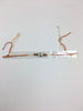Single Cross Shaped Rakhi With Multicolour Beads And Pearls - R123
