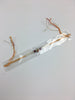 Single Diamond Shaped Crystal Rakhi With Central Red Stone And Pearls - R126