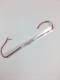 Single Silver Diamonte Oval Shaped Rakhi With Red Thread - R127