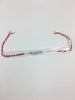 Single Silver Diamonte Oval Shaped Rakhi With Red Thread - R127