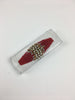 Dozen Red Threaded Brown and Silver Beaded Rakhi —R132