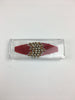 Dozen Red Threaded Brown and Silver Beaded Rakhi —R132