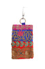 Multi-Colour Embellished Mobile Phone Pouch with Antique Embroidery