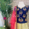 CHILDREN'S NAVY & GOLD LENGHA