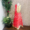 CHILDREN'S CHAMPAGNE GOLD & CORAL LENGHA