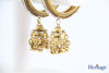 DOUBLE STONE BANGLE WITH LATKAN