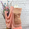 Unstitched Soft Faux Benarsi Silk Suit (D30)