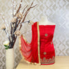 Unstitched Soft Chandheri Silk Suit (A47)