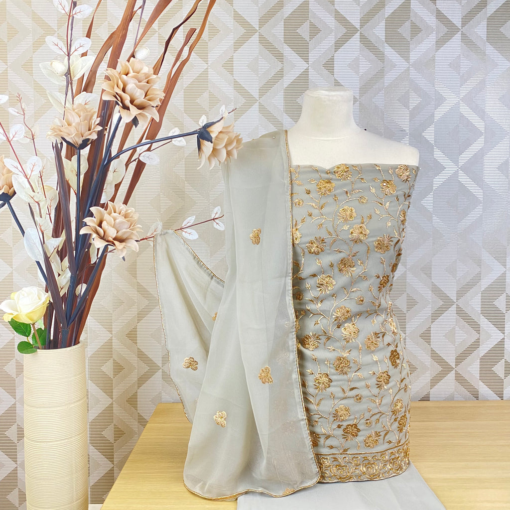 Floral jaal georgette suit (A44)