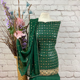 Georgette Suit with Sequin Embroidery